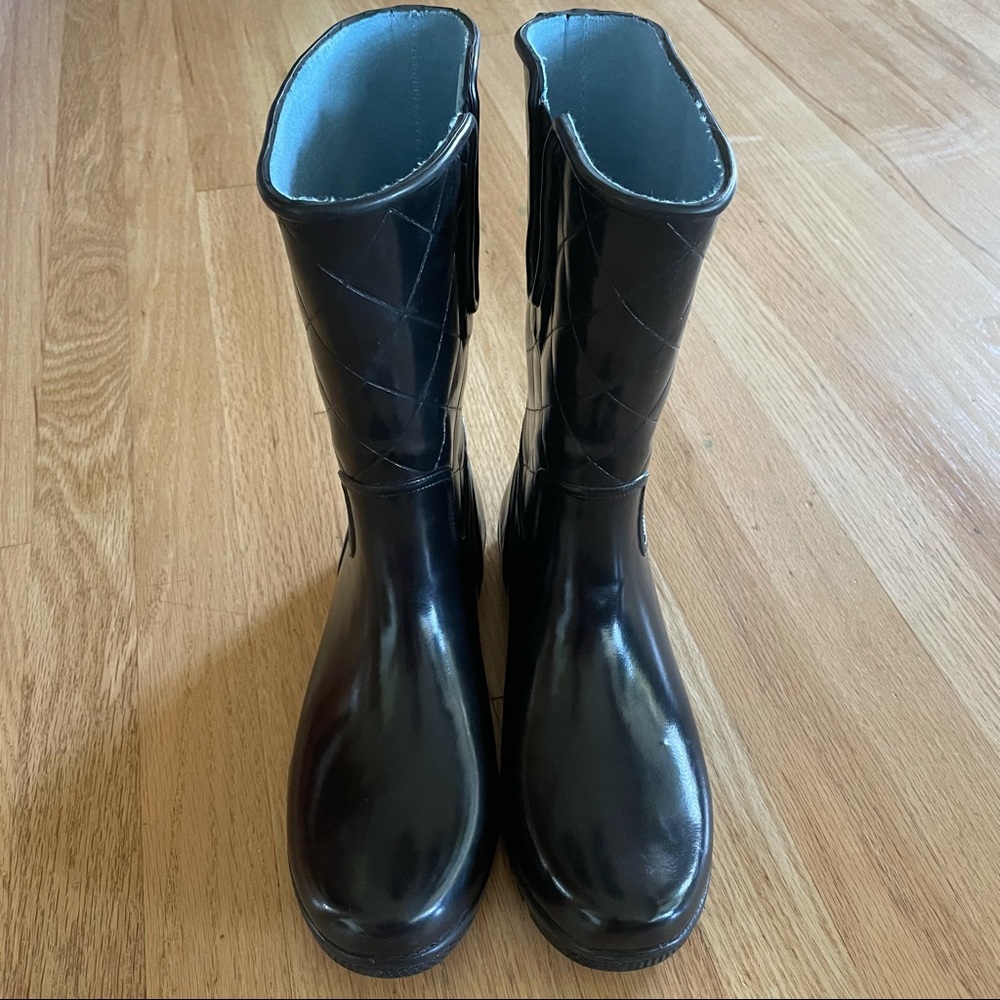 Sperry Black Women’s  Rubber Boots Size 9